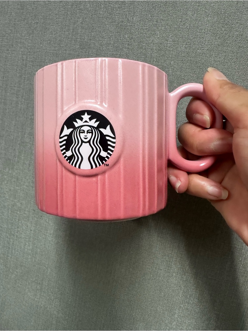 Starbucks Philippines Pink Ombre Ceramic Mug